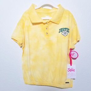 NWT Girls Justice Tie Dye Top - Size 10 Med